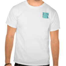 Noir et turquoise floraux t-shirts