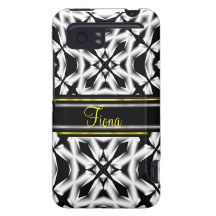 Noir personnalisable lisse - motif géométrique bla étui HTC vivid