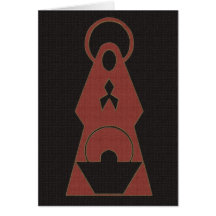 Noir rouge de conception moderne de carte de Noël 