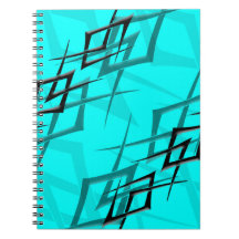 Noir sur le carnet cyan de "épine"