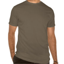 Noix adaptée Brown de T-shirt de l'encolure ras du