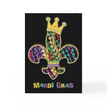 NOLA Dat Fleur de beads Card