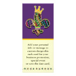NOLA Dat Fleur de lis beads Custom Rack Card