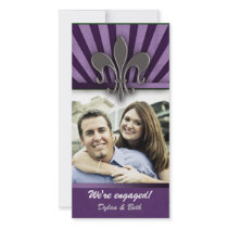 NOLA engagement card Photo Card Template