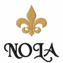 NOLA : Fleur De Lis Embroidered Polo Shirt