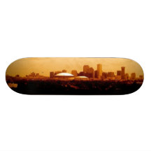 nola skyline custom skate board