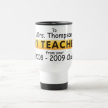 Nom et date faits sur commande de professeur de KR Tasse À Café