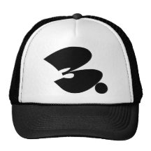 Nombre chanceux "3" casquette de camionneur