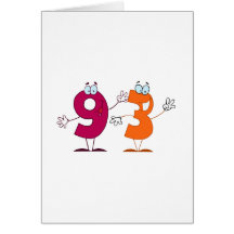 Nombre heureux 93 carte de vœux