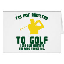 Non dépendant au golf cartes