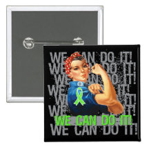 Non-Hodgkin’s Lymphoma Rosie WE CAN DO IT Pins