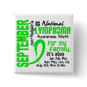 Non-Hodgkin's Lymphoma Awareness Month My Family buttons