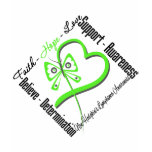 Non Hodgkins Lymphoma Faith Hope Love Butterfly t-shirts