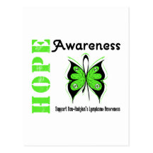 Non-Hodgkin's Lymphoma Hope Awareness Postcard