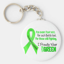 Non-hodgkins Lymphoma I Proudly Wear Lime Green Keychains