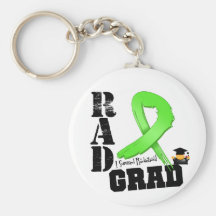 Non Hodgkins Lymphoma Radiation Therapy RAD Grad Keychains