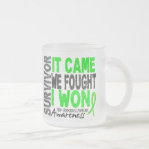 Non-Hodgkins Lymphoma Survivor It Came We Fought Coffee Mugs
