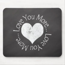 Non, je t'aime plus tapis de souris