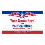 Non-Partisan Political Election Campaign Business Card Template