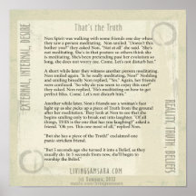 Non Spirit Zen Story (That's the Truth) Poster