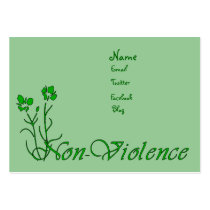 Non-Violence Business Card Template