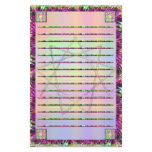 Nonagram Rainbow Lined Stationary stationery