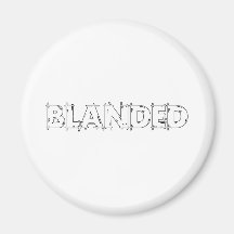 None Brand Blanded Slogan Refrigerator Magnets
