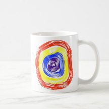 Nonfigurative colour mug
