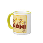 Noni Sunburst Yellow Italian Grandmother Mug Cup