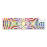 Nonogram Chakra Bumper Stickers