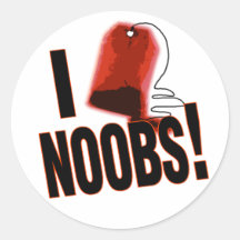 Noobs Sticker