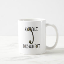 Noodle Long and Soft Coffee Mug