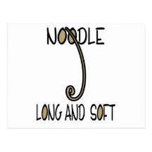 Noodle Long and Soft Postcards