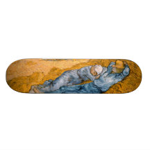 Noon, Rest From Work After Millet Vincent Van Gogh Skate Board Deck