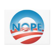 NOPE NO WAY POST CARD