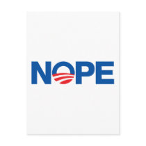 Nope Obama Post Card