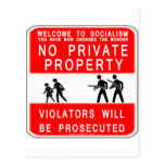 noprivateproperty post card