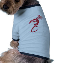 Norbert the Red Dragon Dog T Shirt