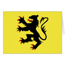 Nord, France flag Cards