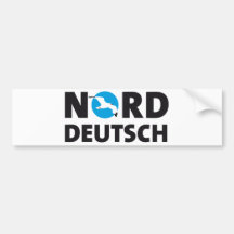 Norddeutsch Auto Aufkleber