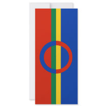 Nordic Circle Red Blue On Colour Stripe Rackcard Full Colour Rack Card
