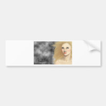 nordic_woman_by_fenrisdesolar bumper sticker