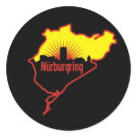 Nordschleife racing circuit: Nurburgring Round Sticker