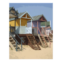 NORFOLK BEACH HUTS LETTERHEAD DESIGN