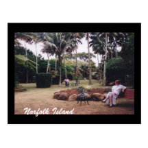 norfolk island garden postcard
