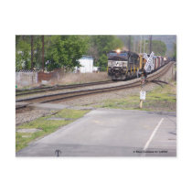 Norfolk Southern C-40-9W #9265 at Macungie Pa. Post Card