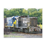 Norfolk Southern SW- 1001 2105 & CSX 1537 Postcard