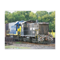 Norfolk Southern SW- 1001 2105 & CSX 1537 Postcard