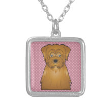 Norfolk Terrier Cartoon Necklace