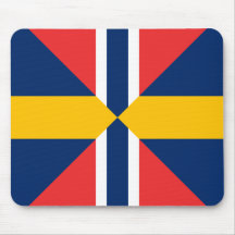 Norge Sverige Sildesalaten, Norway Mousepad